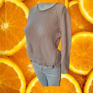 Autumn Cashmere Pink Crew Neck 100% Cashmere Sweater Size‎ XS